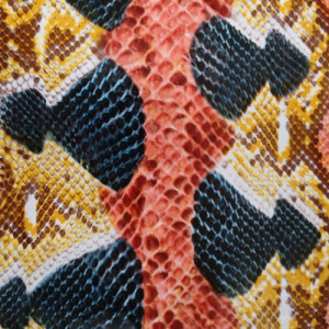 snake pattern heat transfer film for textile